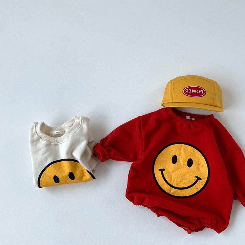 Smiley Face Oversized Bodysuit