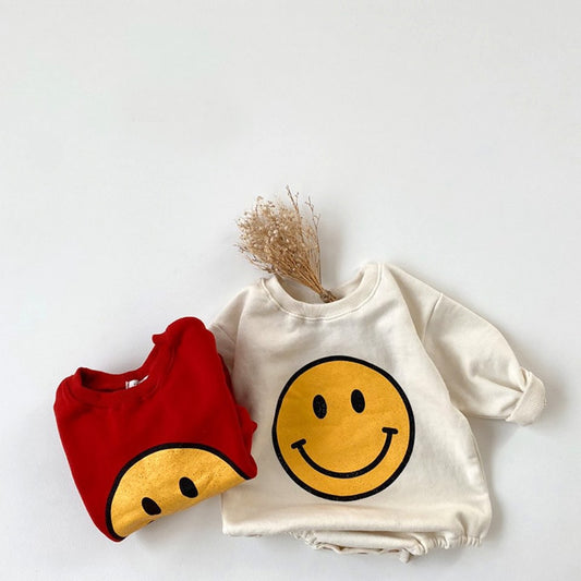 Smiley Face Oversized Bodysuit