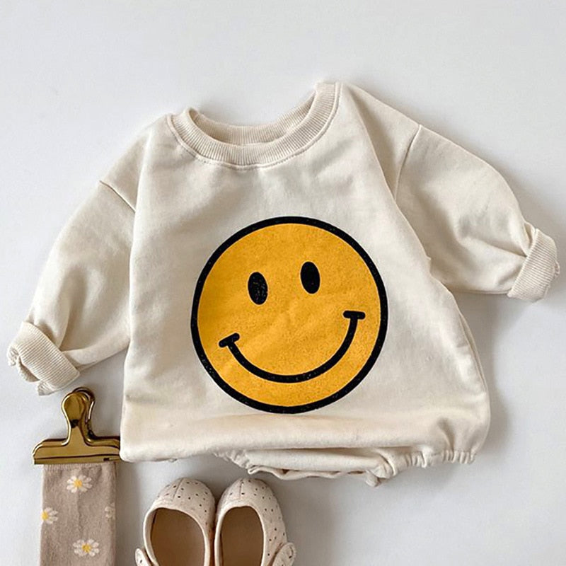 Smiley Face Oversized Bodysuit